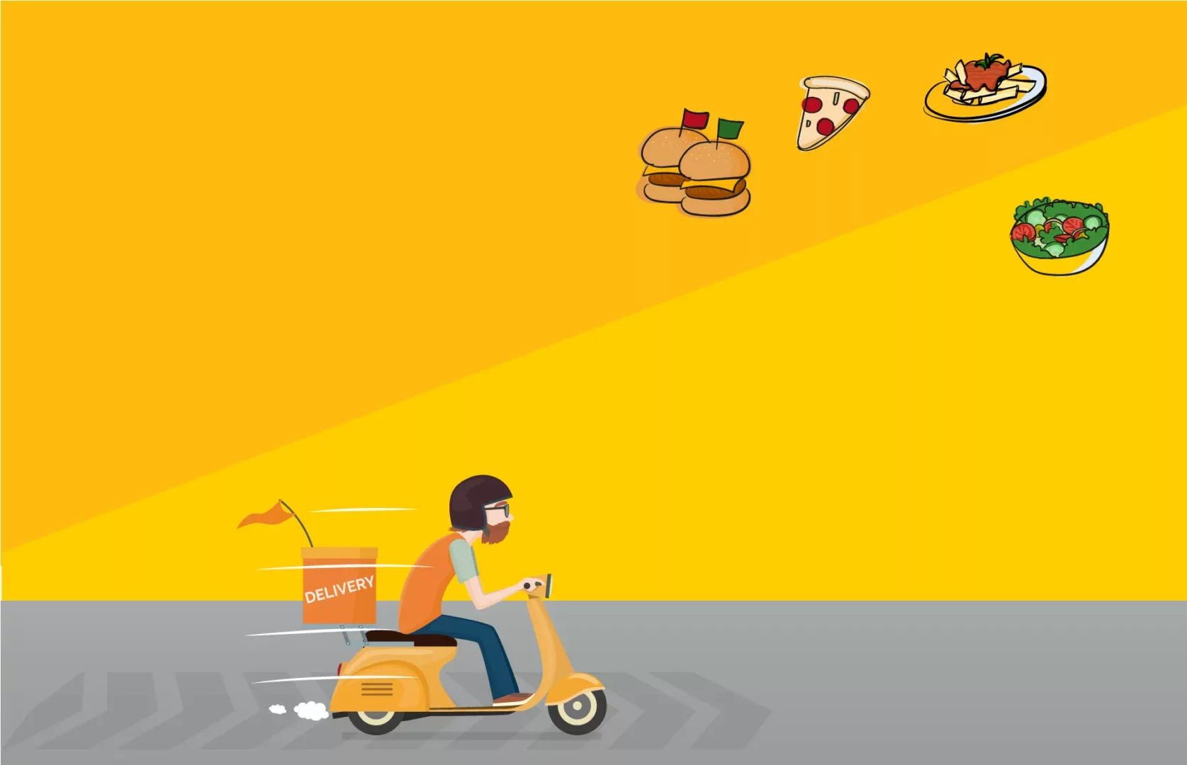 Uso de apps de delivery de comida